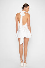 Brynn Mini Dress ~ Shadow Stripe White