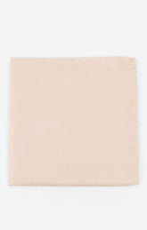 Sam Pocket Square ~ Champagne Solid
