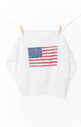 Davis Sweatshirt ~ American Flag
