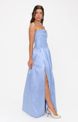 Morgan Maxi Dress ~ Borrowed Blue Taffeta