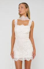 Serenity Scarf ~ Eternal White Lace