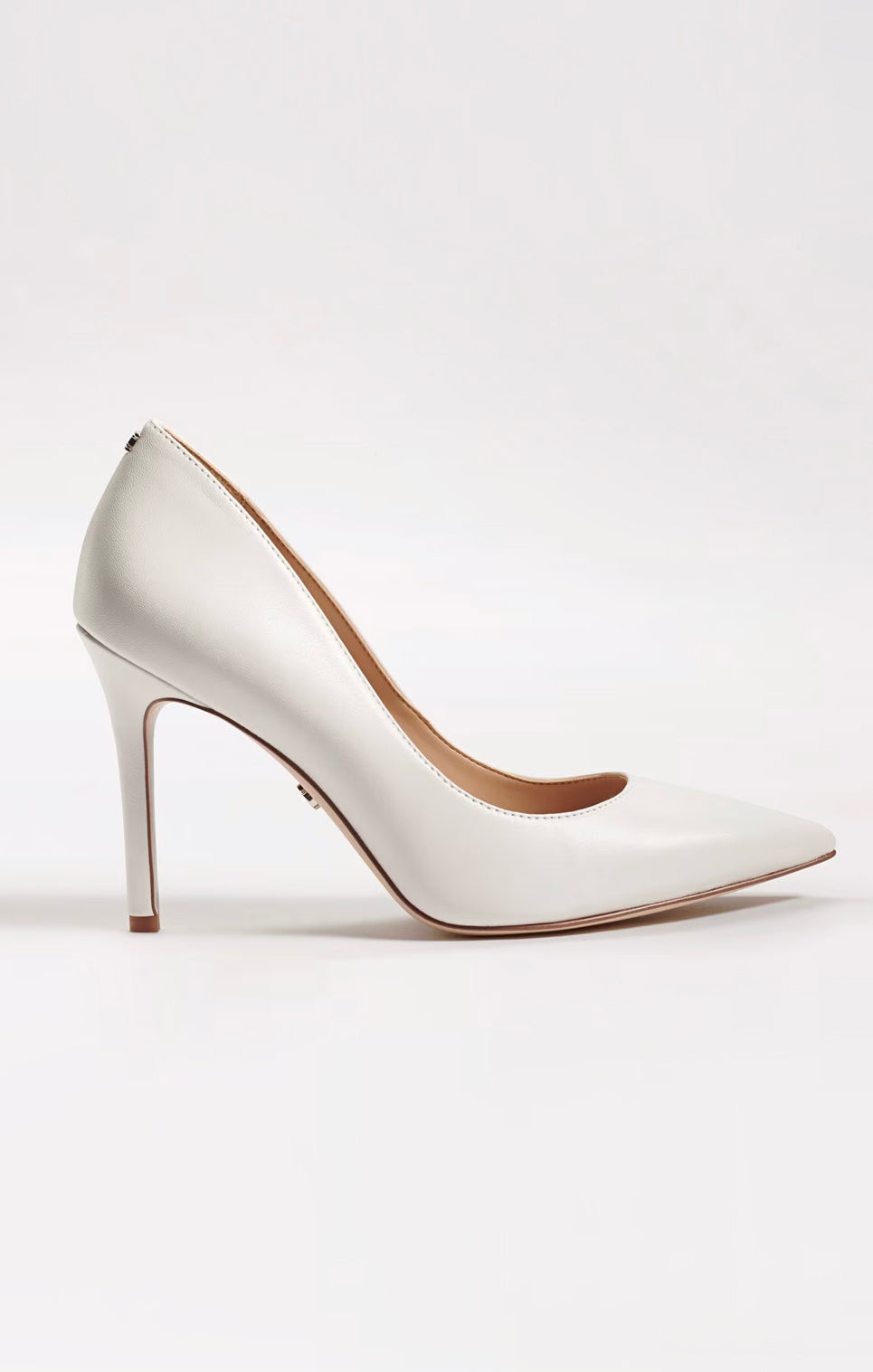 Sam Edelman Hazel Heel ~ Bright White Leather